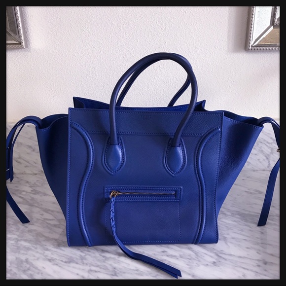 royal blue celine bag